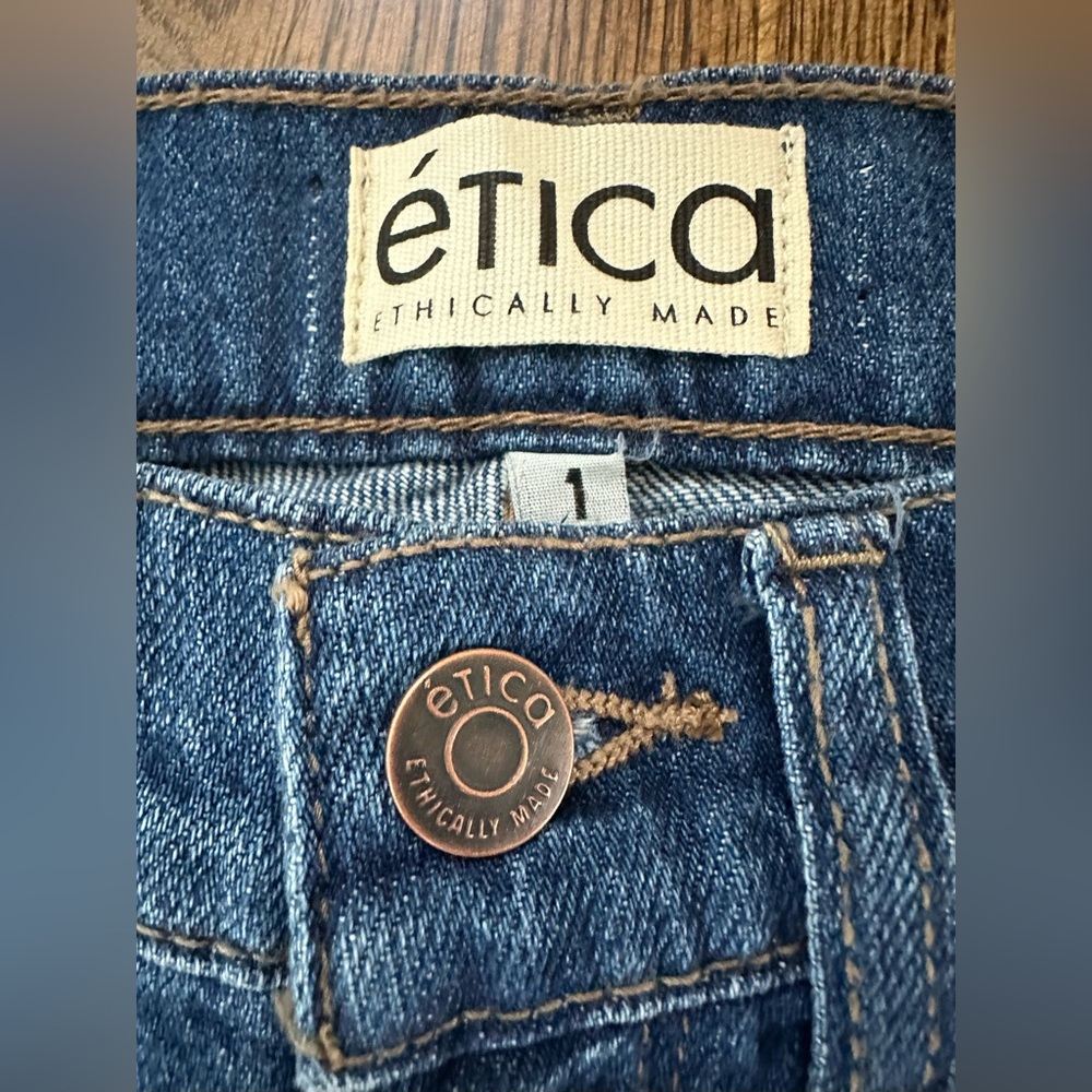 NWT Ética Blue Skinny Jeans Classic Style size 23/24 or size 1 - Picture 4 of 6